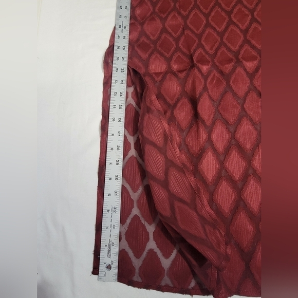 Band Of The Free Band of Gypsies Lila Merlot Midi Dress Size Small Lace  UpFront - Picture 5 of 15